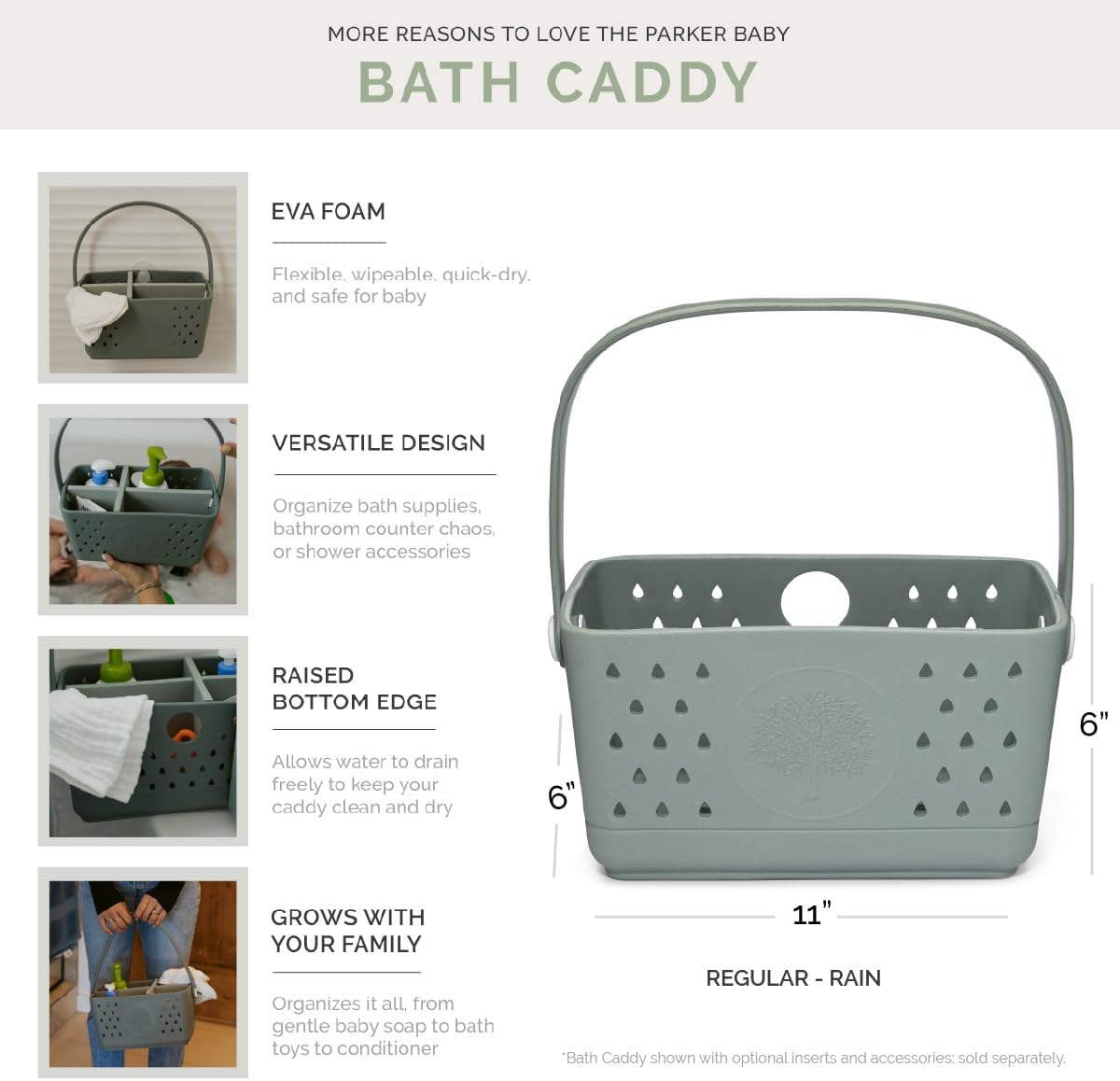BPA Free Baby Bath Toy Shower Caddy