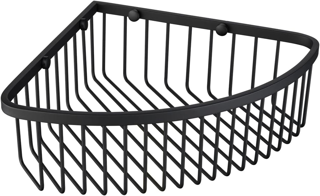 Matte Black Wall Mount Shower Corner Caddy