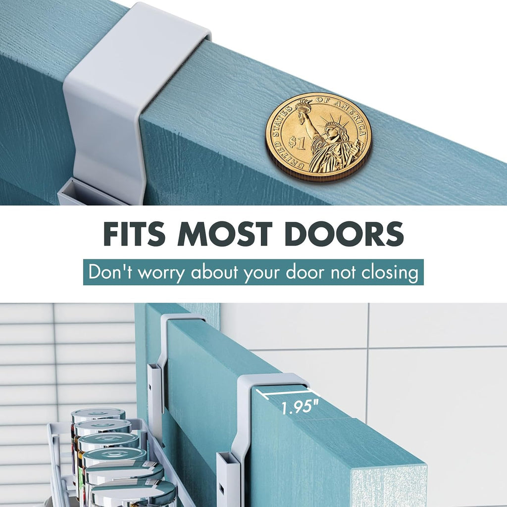 Metal 9-Tier Door Pantry Organizer