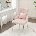 Velvet Backrest Makeup Vanity Chair
