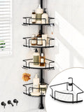 4-Tier Tension Pole Corner Shower Caddy