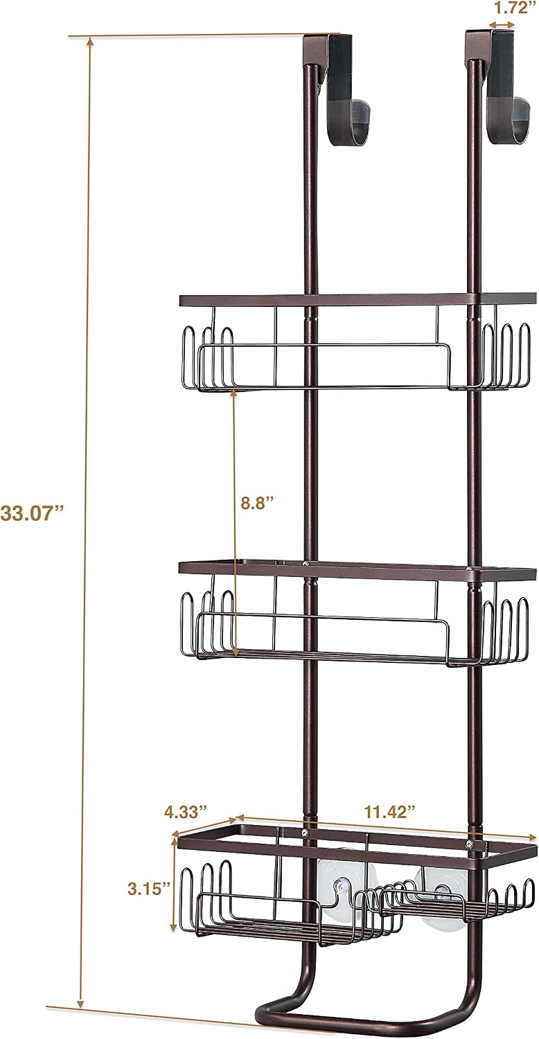 Metal Over Door Shower Caddy