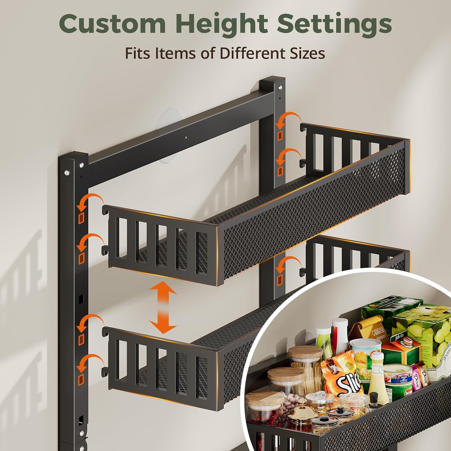8 Tier Dual Use Door Storage Organizer