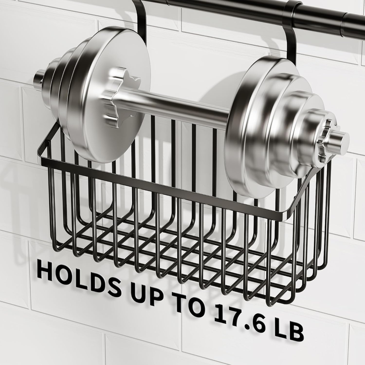 3 Pack Metal Bath Toy Storage Baskets