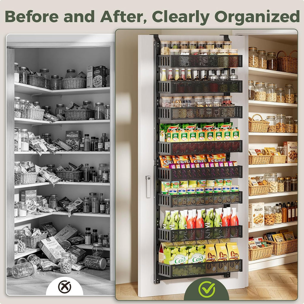 8 Tier Dual Use Door Storage Organizer