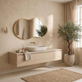 Gold Asymmetrical Decor Wall Mirror