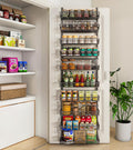 Black 10-Tier Door Pantry Organizer